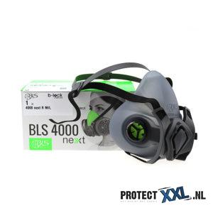 BLS 4000 R halfgelaatsmasker rubber