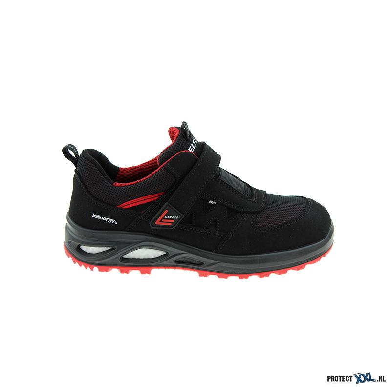 ELTEN Scarpe Antinfortunistiche Donna Hannah XXTL BOA S3S Basse Nere/Rosse