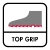 Extra antislip loopzool